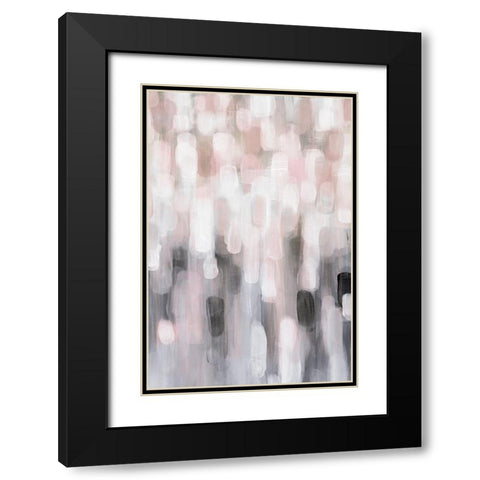 Blushing III Black Modern Wood Framed Art Print with Double Matting by Parker, Karen Lorena
