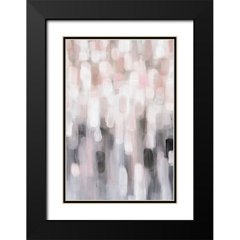 Blushing III Black Modern Wood Framed Art Print with Double Matting by Parker, Karen Lorena