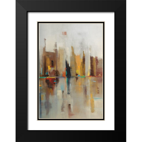 Golden Harbor III Black Modern Wood Framed Art Print with Double Matting by Jackson, Victoria
