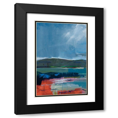 Coastal Display I Black Modern Wood Framed Art Print with Double Matting by Fitsimmons, A