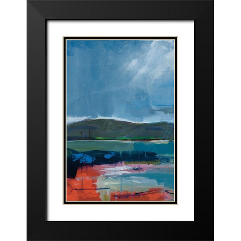 Coastal Display I Black Modern Wood Framed Art Print with Double Matting by Fitsimmons, A