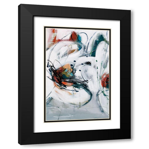Winter Dance II Black Modern Wood Framed Art Print with Double Matting by Fitsimmons, A