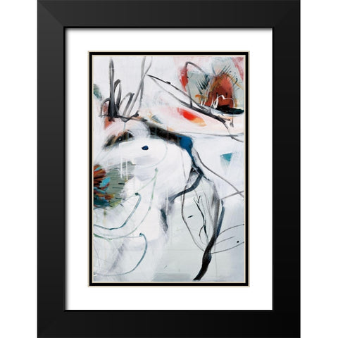 Winter Dance III Black Modern Wood Framed Art Print with Double Matting by Fitsimmons, A