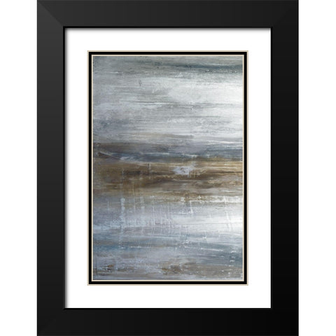 Mirage A Black Modern Wood Framed Art Print with Double Matting by Fontaine, Stephane