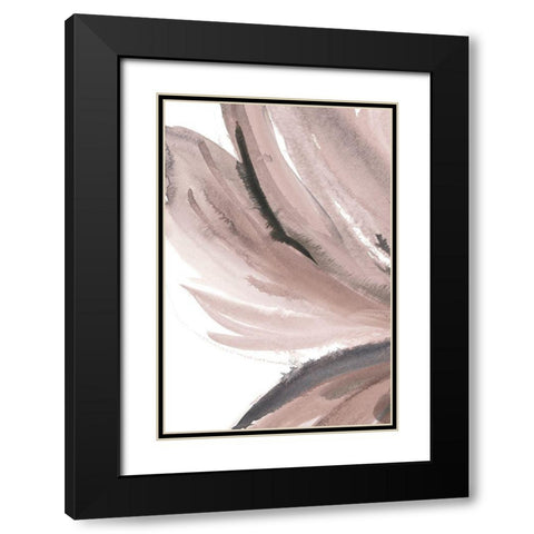 Pretty in Pink I Black Modern Wood Framed Art Print with Double Matting by Meyers, Rebecca