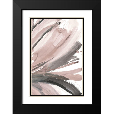 Pretty in Pink III Black Modern Wood Framed Art Print with Double Matting by Meyers, Rebecca