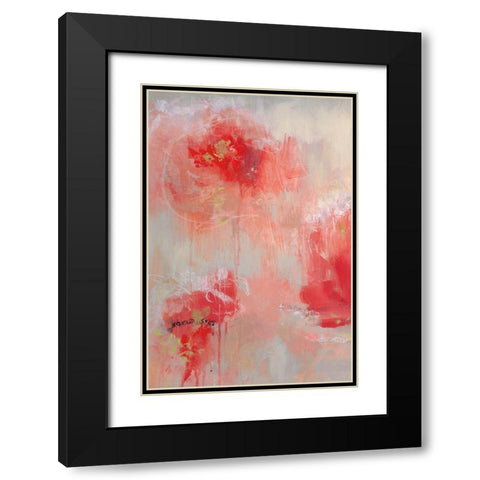 At First Blush I Black Modern Wood Framed Art Print with Double Matting by Cole, Macy