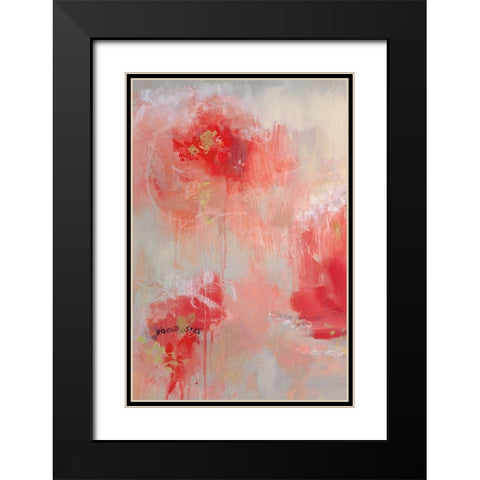 At First Blush I Black Modern Wood Framed Art Print with Double Matting by Cole, Macy