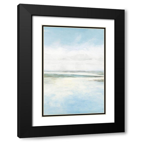 Low Tides II Black Modern Wood Framed Art Print with Double Matting by Davis, Rockwell