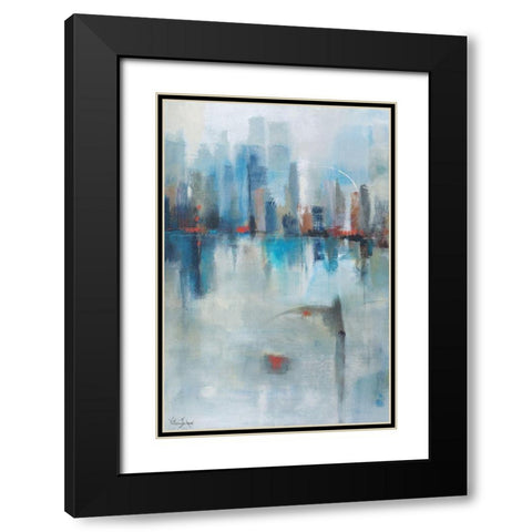 Panoramic Vision I Black Modern Wood Framed Art Print with Double Matting by Jackson, Victoria