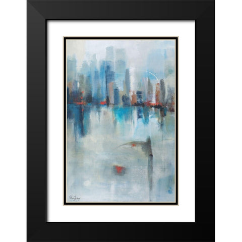 Panoramic Vision I Black Modern Wood Framed Art Print with Double Matting by Jackson, Victoria