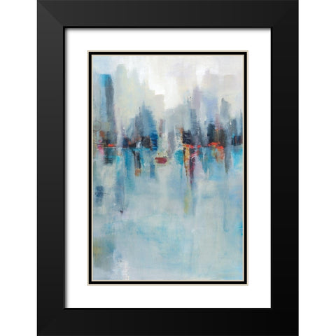 Panoramic Vision II Black Modern Wood Framed Art Print with Double Matting by Jackson, Victoria