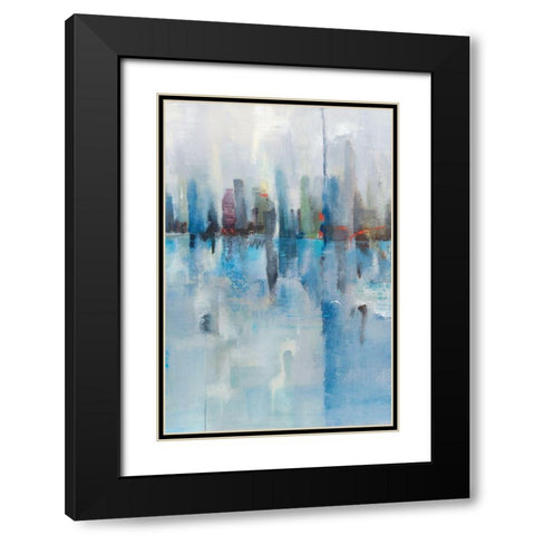 Panoramic Vision III Black Modern Wood Framed Art Print with Double Matting by Jackson, Victoria