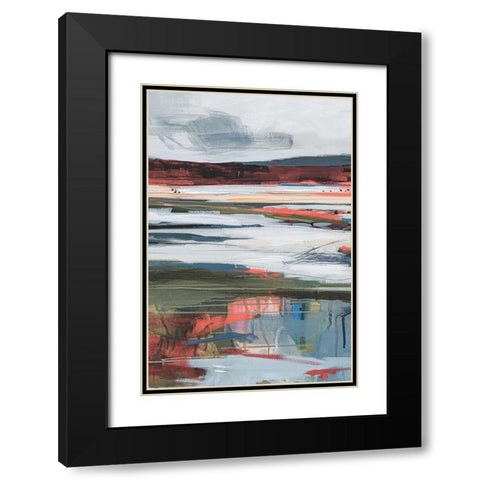 Before Night Falls II Black Modern Wood Framed Art Print with Double Matting by Fitzsimmons, A.