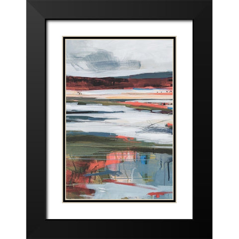 Before Night Falls II Black Modern Wood Framed Art Print with Double Matting by Fitzsimmons, A.