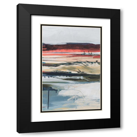 Before Night Falls II Black Modern Wood Framed Art Print with Double Matting by Fitzsimmons, A.