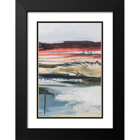 Before Night Falls II Black Modern Wood Framed Art Print with Double Matting by Fitzsimmons, A.