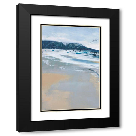 Pacific Breezes I Black Modern Wood Framed Art Print with Double Matting by Fitzsimmons, A.