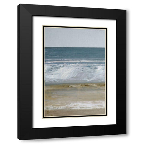 Spindrift 2 A Black Modern Wood Framed Art Print with Double Matting by Gold, Caroline