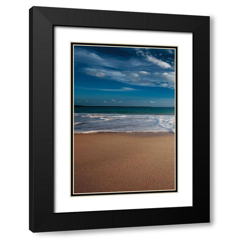 Calm Waters I Black Modern Wood Framed Art Print with Double Matting by Frates, Dennis