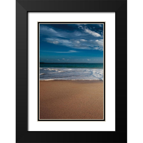 Calm Waters I Black Modern Wood Framed Art Print with Double Matting by Frates, Dennis