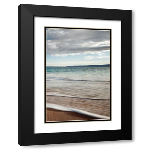 Calm Waters III Black Modern Wood Framed Art Print with Double Matting by Frates, Dennis
