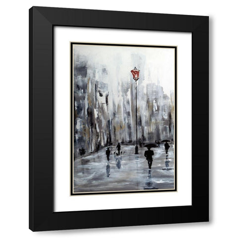 Grand Ville I Black Modern Wood Framed Art Print with Double Matting by Kadmiri, Aziz