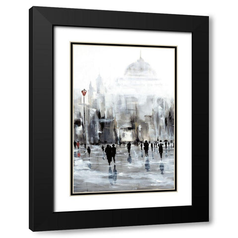 Grand Ville II Black Modern Wood Framed Art Print with Double Matting by Kadmiri, Aziz