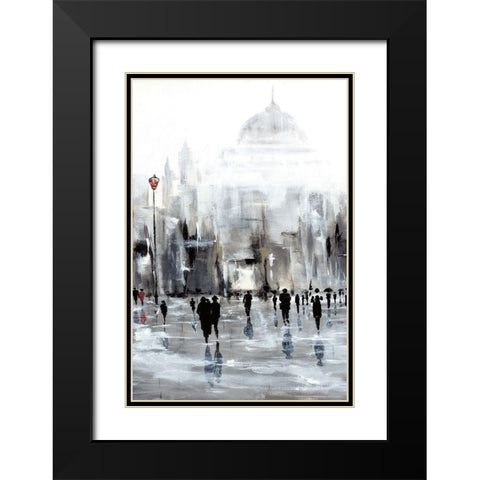 Grand Ville II Black Modern Wood Framed Art Print with Double Matting by Kadmiri, Aziz