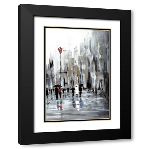 Grand Ville II Black Modern Wood Framed Art Print with Double Matting by Kadmiri, Aziz