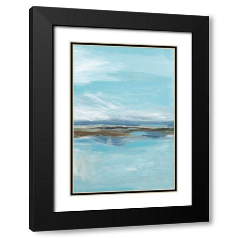 Passage III Black Modern Wood Framed Art Print with Double Matting by Pasion, Wani