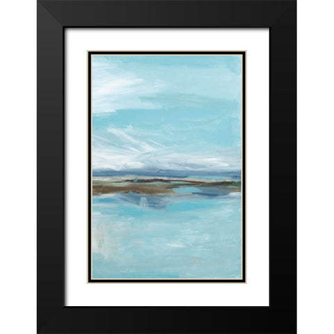 Passage III Black Modern Wood Framed Art Print with Double Matting by Pasion, Wani