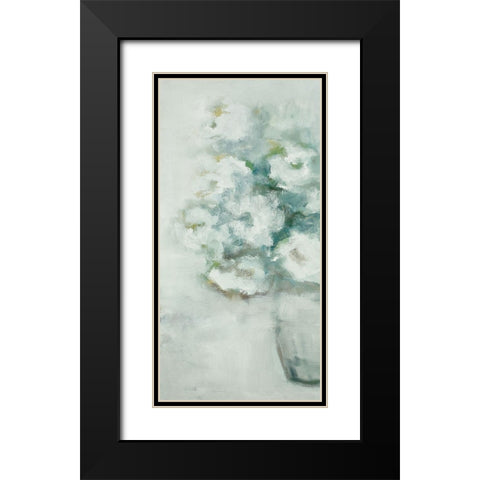 Whisper I Black Modern Wood Framed Art Print with Double Matting by Ellens, Jacqueline