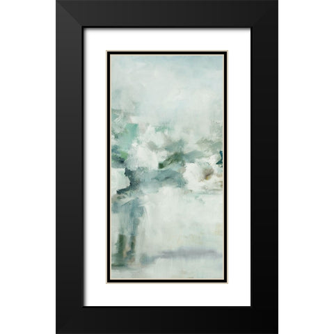 Whisper II Black Modern Wood Framed Art Print with Double Matting by Ellens, Jacqueline