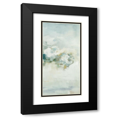 Whisper III Black Modern Wood Framed Art Print with Double Matting by Ellens, Jacqueline