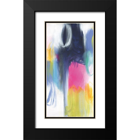 If Only For The Night Black Modern Wood Framed Art Print with Double Matting by Hawkins, Julie