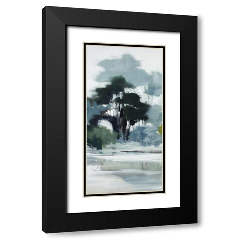 Reflections  Black Modern Wood Framed Art Print with Double Matting by Ellens, Jacqueline