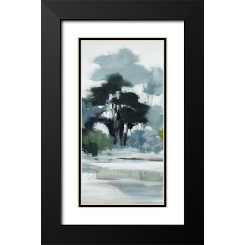 Reflections  Black Modern Wood Framed Art Print with Double Matting by Ellens, Jacqueline