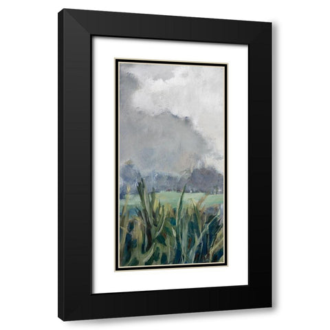 Passage I Black Modern Wood Framed Art Print with Double Matting by Buckley, Mary