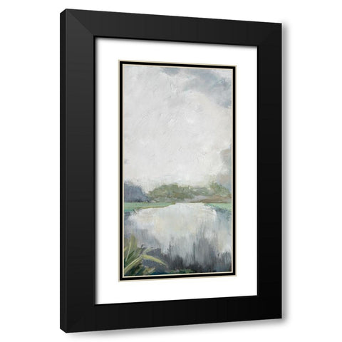 Passage II Black Modern Wood Framed Art Print with Double Matting by Buckley, Mary