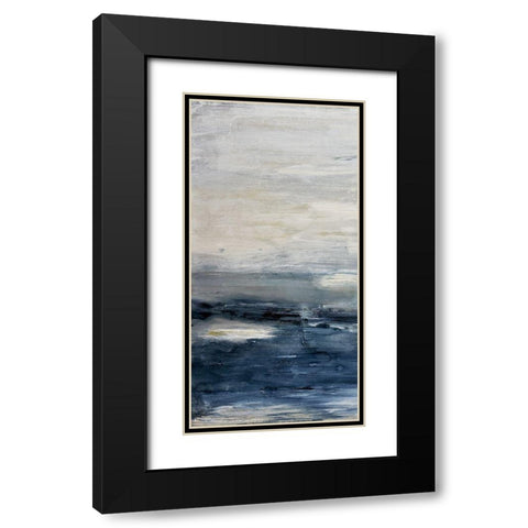 Oceania I Black Modern Wood Framed Art Print with Double Matting by Snow, Aerial