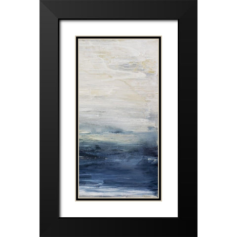 Oceania III Black Modern Wood Framed Art Print with Double Matting by Snow, Aerial