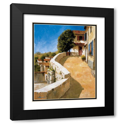 Provence Black Modern Wood Framed Art Print with Double Matting by Archambault, Gilles