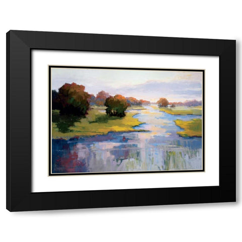 Unexpected Treasure Black Modern Wood Framed Art Print with Double Matting by McMurry, Vicki
