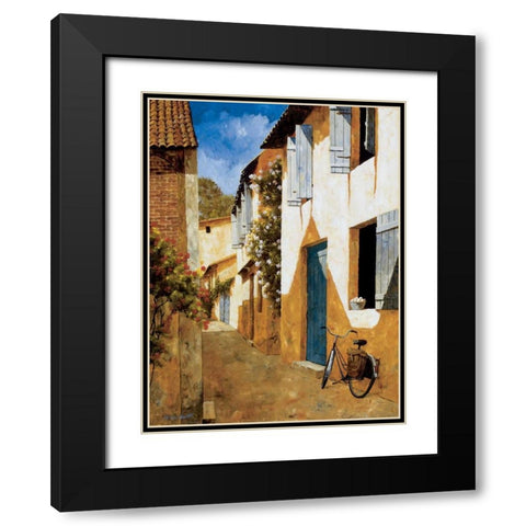 The Visit Black Modern Wood Framed Art Print with Double Matting by Archambault, Gilles