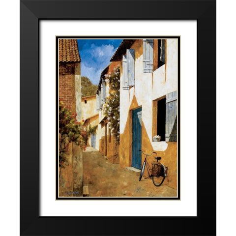 The Visit Black Modern Wood Framed Art Print with Double Matting by Archambault, Gilles