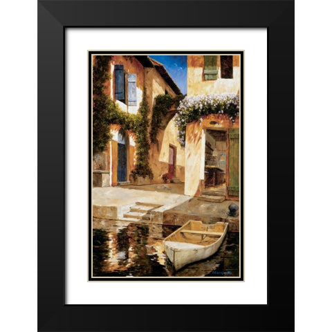 Lunchtime Black Modern Wood Framed Art Print with Double Matting by Archambault, Gilles
