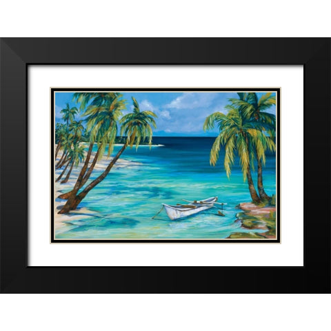 All For You Black Modern Wood Framed Art Print with Double Matting by Ridenour, Dana