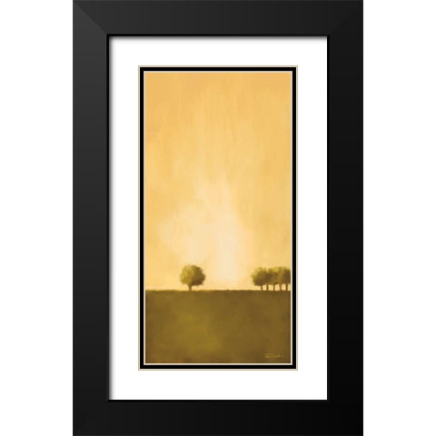 Cluster of Trees II Black Modern Wood Framed Art Print with Double Matting by Venter, Tandi
