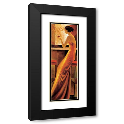 Enigmatique Black Modern Wood Framed Art Print with Double Matting by Mallett, Keith